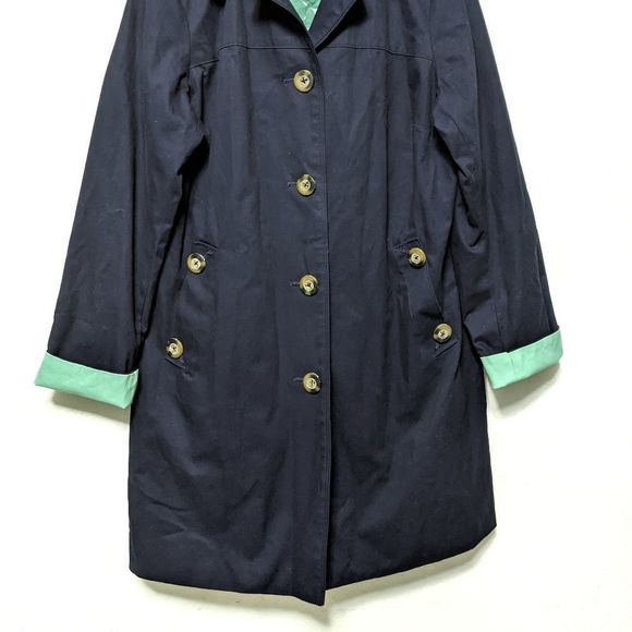 BODEN Marylebone Mac Navy Blue Jacket 12 - Picture 3 of 9